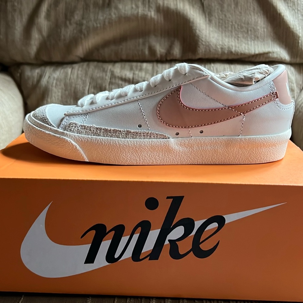 Nike sneakers.  Summit white/rose whisper.  Size 6.5